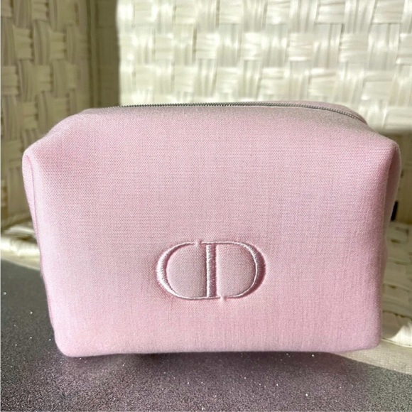 DIOR New pink exterior w/ silver zipper. Soft and cute! - Picture 3 of 4